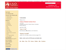 Tablet Screenshot of lilocollections.com